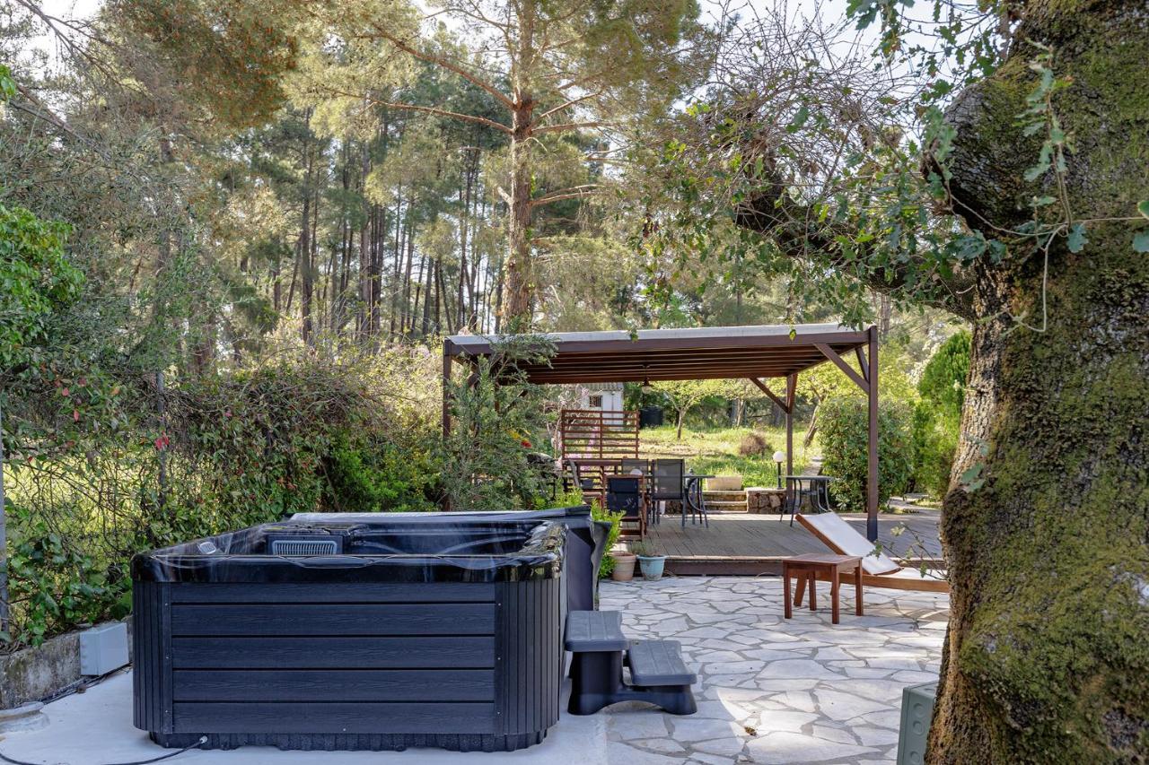 Spyrelia Villa With Private Pool & Outdoor Hot Tub Dassia  Luaran gambar